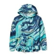 thumbnail image 4 of Justice Girls Marbled Sweatshirt, Sizes XS-XLP, 4 of 4