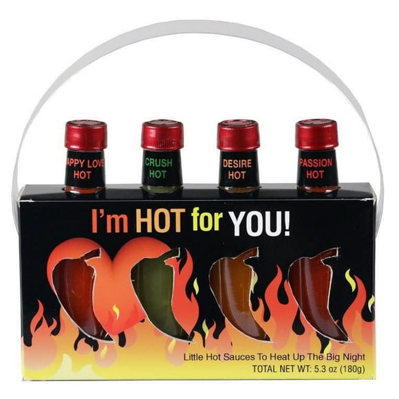 JE SUIS CHAUD POUR VOUS HOT SAUCE 4PK 4PK HOT FOR YOU