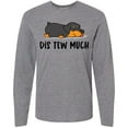 thumbnail image 3 of Inktastic Napping Dis Tew Much Rottweiler Long Sleeve T-Shirt, 3 of 5