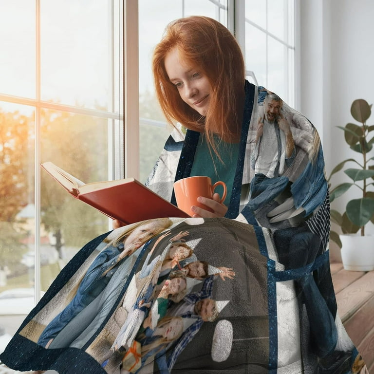 Customizable throw blankets sale