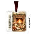 thumbnail image 3 of Arghm Acrylic Christmas Cash Gift Ornament - Rolled Cash Holder with Double-Sided Holiday Artwork - Versatile Decoration for Tree, Mantel, and Gifts - Perfect for Family and Friends, 3 of 5