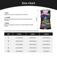 thumbnail image 5 of Hirioo Colorful Mushroom for Women's Workout Tank Top Sleeveless Workout Tops Athletic Gym Shirts-Large, 5 of 7