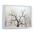 thumbnail image 2 of Designart "Monochromatic Maple Simplicity II" Tree Maple Floater Framed Wall Decor, 2 of 5