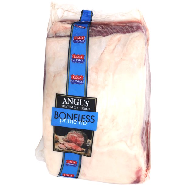 Beef Choice Angus Prime Rib Roast Boneless 4 4 10 92 Lb Walmart Com Beef Choice Angus Prime Rib Roast Boneless 4 4 10 92 Lb Walmart Com