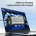 thumbnail image 2 of TUTT  Monitor, Laptop Power Bank 100W 20,000mAh Retractable Cable LCD Display L1, 2 of 13