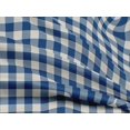 thumbnail image 4 of oneOone Rayon Medium Blue Fabric Check Check Quilting Supplies Print Sewing Fabric By The Meter 56 Inch Wide, 4 of 5