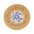 thumbnail image 4 of jifeng Napperon Rond Tissé Boho Rotin Napperon pour Table à Manger de Noël Extérieur 13cm, 4 of 9
