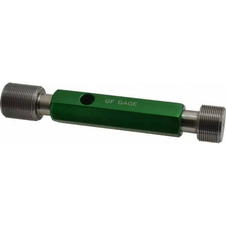 

GF Gage 1-20 Class 2B Double End Plug Thread Go/No Go Gage Hardened Tool Steel Size 4 Handle Included