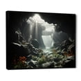 thumbnail image 2 of Designart "Peaceful Coral Reef" Coastal Coral Under Water Floater Framed Canvas Prints, 2 of 5
