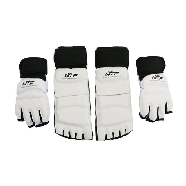 Taekwondo Hand and Foot Protector Guard de pie para Kung Fu Grappling Wrestling L