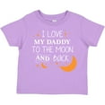 thumbnail image 3 of Inktastic I Love My Daddy to the Moon and Back Boys or Girls Toddler T-Shirt, 3 of 5