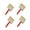 100, variant on 4 Pack Wall and Deck Stain Brushes with Ferrules Convenient Accessory for Solvent Base Paints Finishes Use
