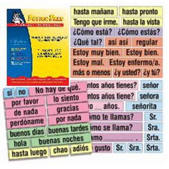 Poster Pals Spanish High Frequency Vocaculary Card Set