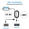 thumbnail image 4 of Scienceny ABS Auto Kit de cable duro portátil profesional Universal automotriz Dash Cam tableta teléfono móvil Cable de alimentación Cámaras de salpicadero de coche, 4 of 6