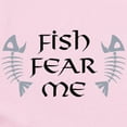 thumbnail image 2 of CafePress - Fish Fear Me Infant Bodysuit - Baby Light Bodysuit, Size Newborn - 24 Months, 2 of 4