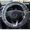 thumbnail image 2 of Universal Clear Disposable Steering Wheel Cover for Car Truck Auto Interior Accessories 500pc Bulk Pack 500PCS, 2 of 3