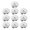 Silver-6mm, variant on 10 Pack Round Disc Earring Stoppers Plugs Metal Earrings Back Secure Ear Studs Closures Clasps for Heavy Earrings