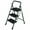 Black, variant on AMZFUN 4 Step Telescopic Herringbone Ladder Ladder, Multi Position Non Slip, Storable Folding Ladder, Stairs Home Indoor Outdoor Roofing, 330 lbs Safe Load Capacity, Black
