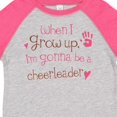 thumbnail image 4 of Inktastic Future Cheerleader Girls Cute Girls Toddler T-Shirt, 4 of 5