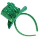 thumbnail image 3 of Diadema del Día de San Patricio, accesorio para el cabello, sombrero de trébol, diadema, accesorio para fotografía, 3 of 6