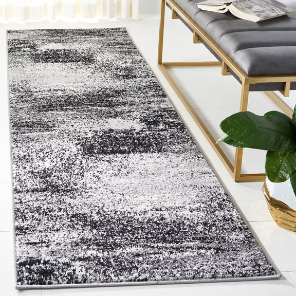 Safavieh Adirondack Rudyard Abstract Ombre Runner Rug, Silver/Multi, 2'6" x 18'