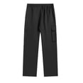 thumbnail image 6 of LIaqionyy Men's Baggy Cargo Pants Elastic Waist Drawstring Casual Loose Joggers Hiking Outdoor Trousers with Pockets, 6 of 7