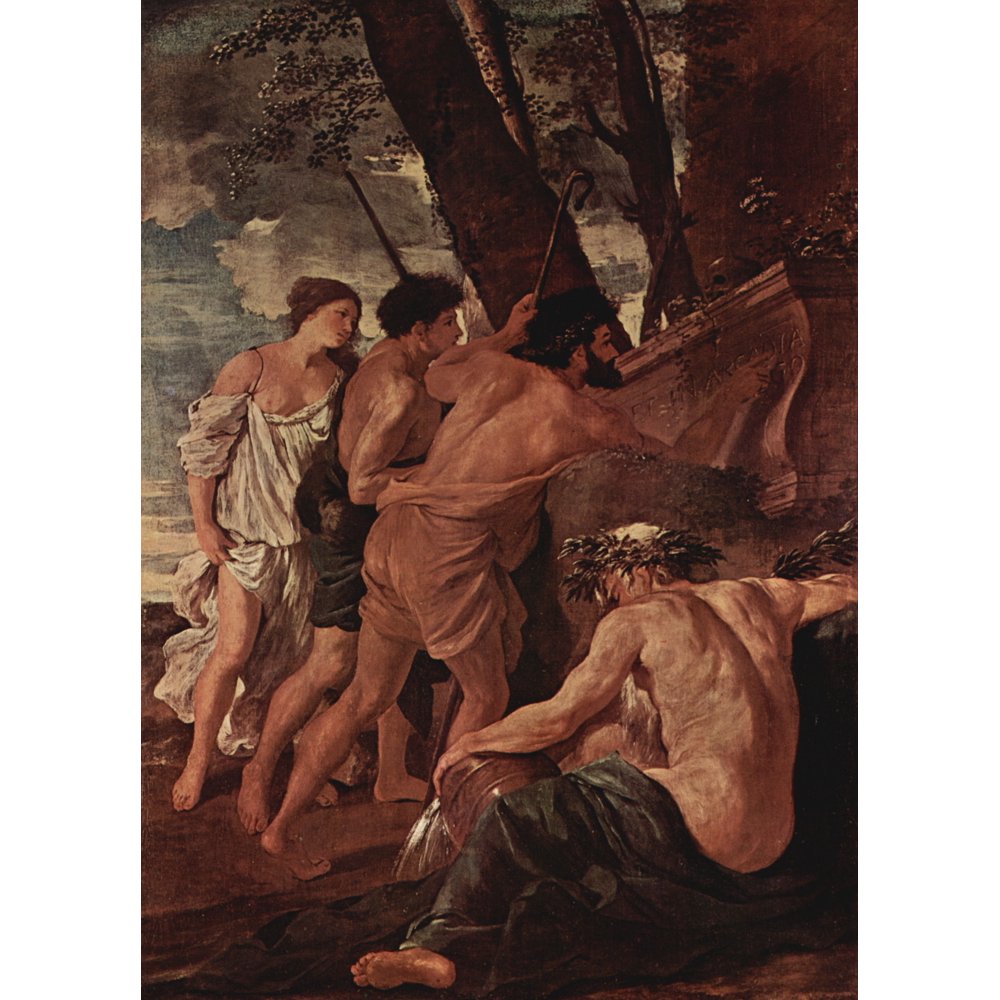 Poussin, Nicolas The Shepherds of Arcadia12 Inch BY 18