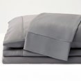 thumbnail image 5 of SHEEX Arctic Aire Max Sheet Set with 2 Pillowcases, California King - Soft as Silk - 100% Tencel Lyocell Sateen - Cooling - Breathable - Moisture-Wicking, Charcoal, 5 of 5
