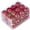 Red, variant on 24pcs Christmas Ball Baubles, 1.2" Shatterproof Assorted Plastic Hang Balls Pendant for Tiny Xmas Tree Decoration