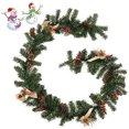 thumbnail image 4 of Hotel Grandeur Christmas Rattan 6ft Garland - PVC Window Door Holiday Decoration for Lobby Staircase Decor, 4 of 5