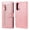 Rose Gold, variant on For OPPO Reno3 5G/ Find X2 Lite Fashion Calf Texture Zipper Horizontal Flip Leather Case with & &