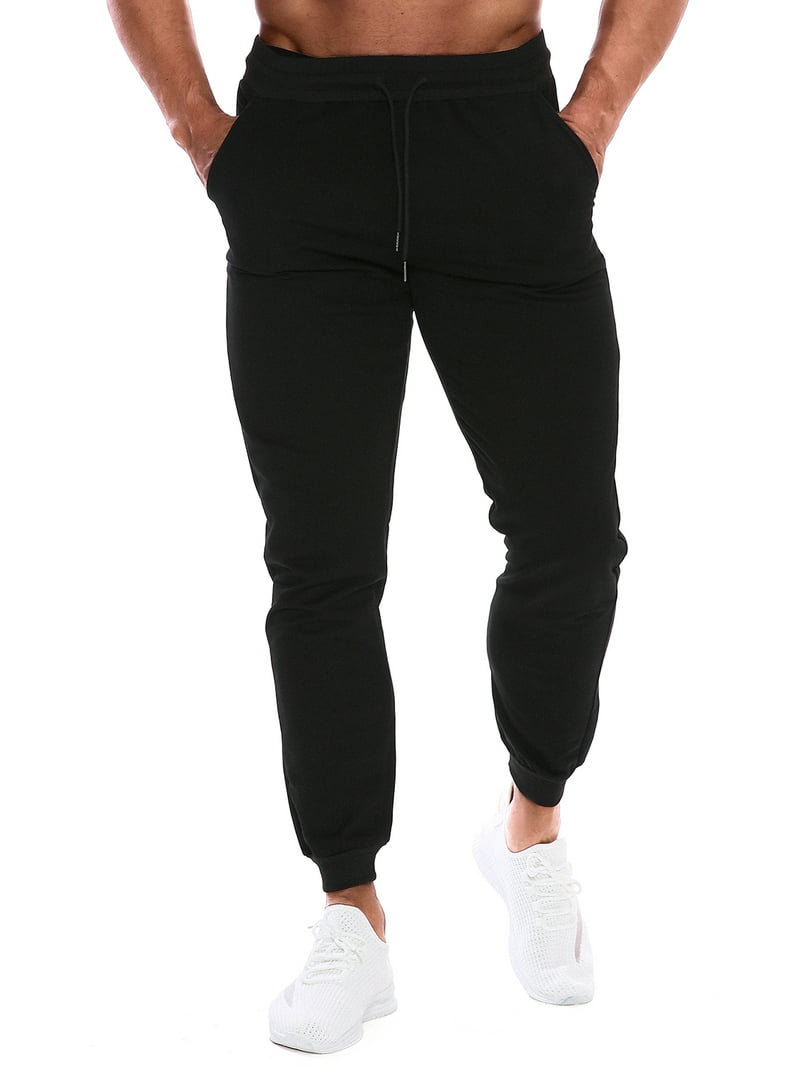 Hood Crew Men's Slim Joggers Workout Pants for Gym Running