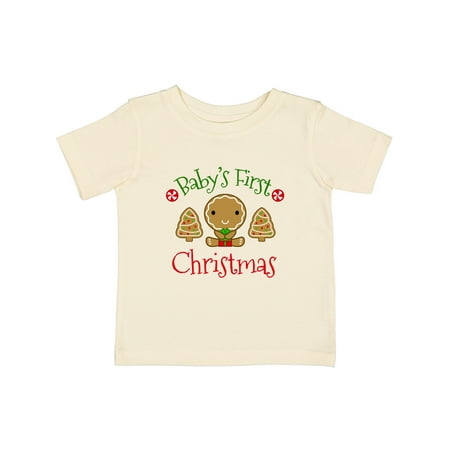 

Inktastic Babys First Christmas Cute Outfit Gift Baby Boy or Baby Girl T-Shirt