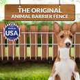 thumbnail image 3 of Dig Defence Dog Fence No Dig Barrier Fence Panels for Pets Yard Protection 15 Pack XL up to 30 ft, 3 of 10