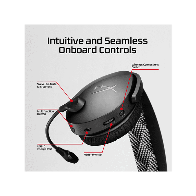 HyperX Cloud Jet Wireless Gaming Headset, Black photo 7