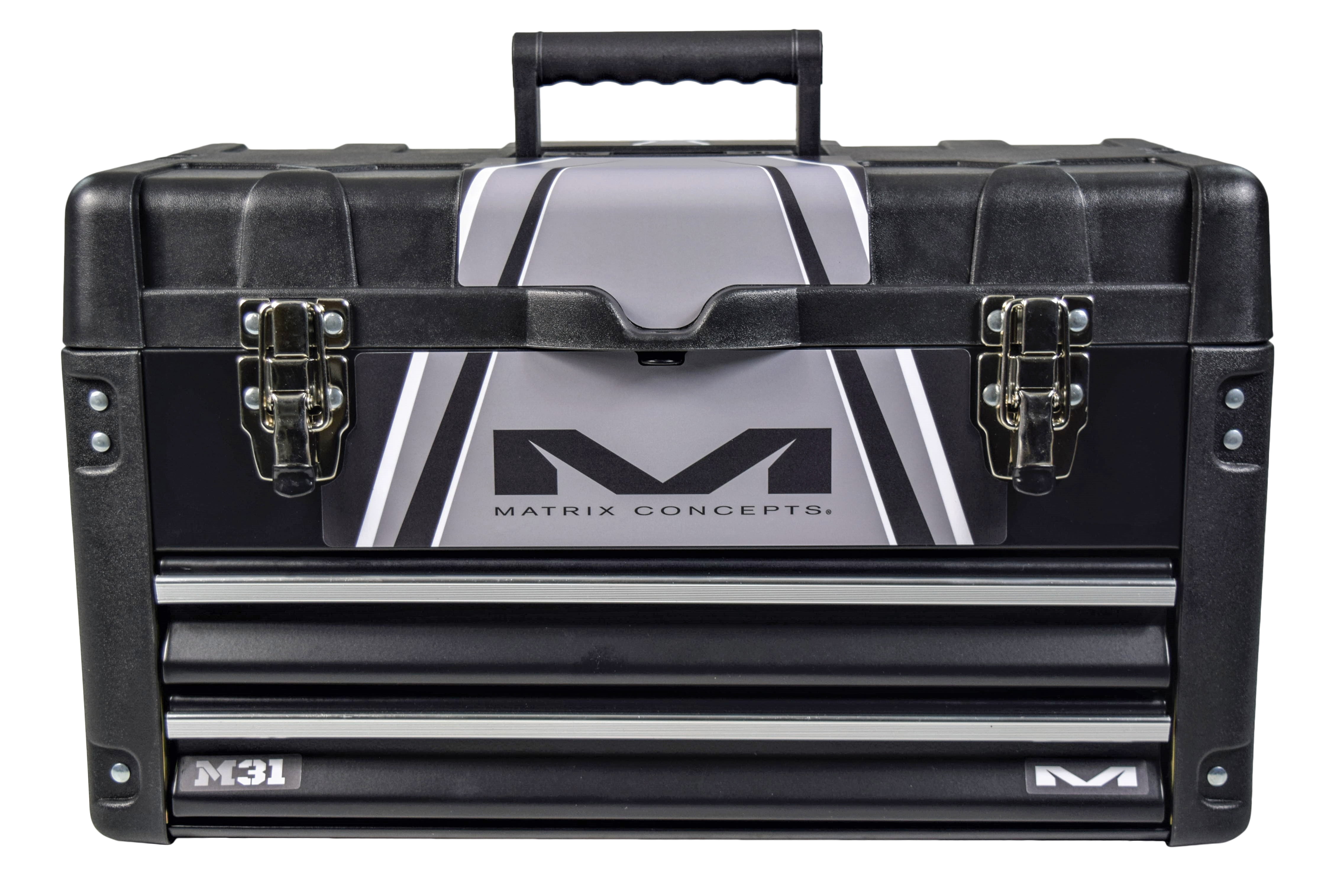 Matrix Concepts M31-401 M31 WORX 2 Drawer Tool Box Black/Silver ...