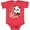 Vintage Red, variant on Inktastic My Aunt Loves Me Cute Panda Boys or Girls Baby Bodysuit