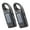 Black2, variant on HIBIBUD 2Pcs Windfire Flashlight,Built-In Output Function Flashlight Rechargeable,Hand-Cranked Generator Flash Light,Black2