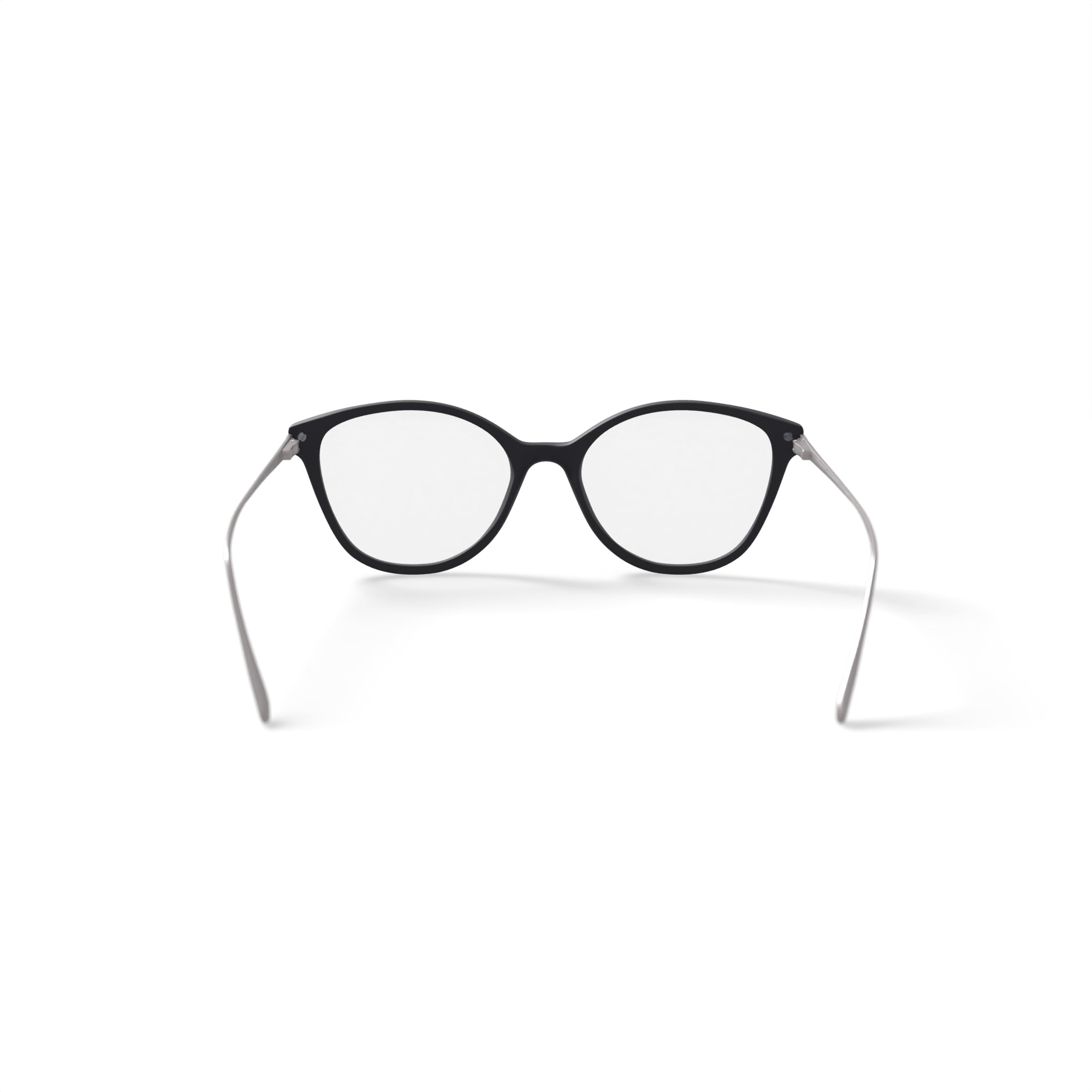 Karun Women's Hail Cat Eye Prescription Eyeglasses with Case, Black