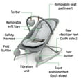 thumbnail image 4 of Summer by Ingenuity 2-in-1 Baby Bouncer & Rocker Duo for Infants, Heather Gray, 4 of 11