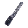 thumbnail image 2 of EeaseMX Cinturón adhesivo de malla con diamantes de imitación negros y azules para vestido de dama de honor, cadena decorativa de diamantes., 2 of 7