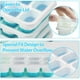 thumbnail image 4 of Bandejas para cubitos de hielo, paquete de 4, silicona de fácil liberación y 14 bandejas flexibles para cubitos de hielo con tapa extraíble resistente a derrames, bandejas de hielo apilables con, 4 of 8