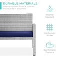 Best Choice Products 4Piece Outdoor Wicker Patio Conversation