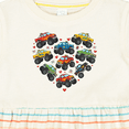 thumbnail image 4 of Inktastic Monster Truck Love Heart for Kids Girls Baby Dress, 4 of 5