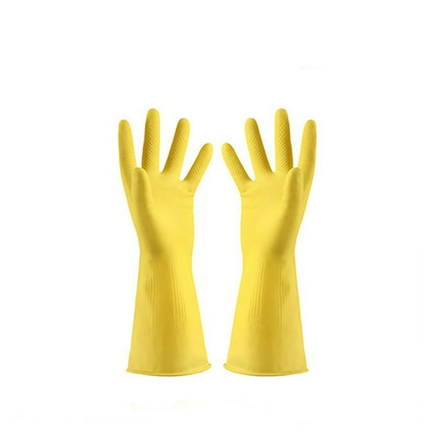 Guantes De Limpieza Para Cocina Y Hogar, Ideales Para Lavar Platos. Fabricados Con Goma Gruesa, Resistentes a Pinchazos, Agarre Flexible, Palma Antideslizante