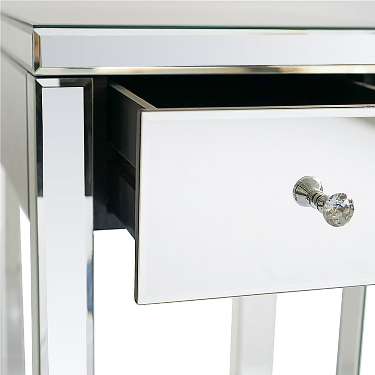Mirrored end sale table target