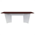 thumbnail image 6 of Array 96" Conference Table with Power Data Grommet- Mahogany/ White, 6 of 13