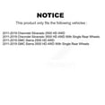 thumbnail image 2 of Transit Auto Front Hub Bearing Assembly Suspension Lower Ball Joint Outer Inner Tie Rod Sway Bar Stabilizer Link Kit (5Pc) for Car 2011-2019 GMC Chevrolet Sierra 2500 HD Silverado 3500 4WD K7T-104106, 2 of 11