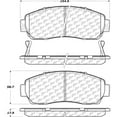 thumbnail image 2 of Centric 105.1089 Posi-Quiet Ceramic Brake Pad with Shims, 2 of 4