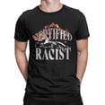 thumbnail image 2 of Certified Racist Funny Meme Quote T-Shirt for Men Racing Vintage Racer Car Pure Cotton Tee Round Neck Short Sleeve T Shirts Gift Xinyi, 2 of 7